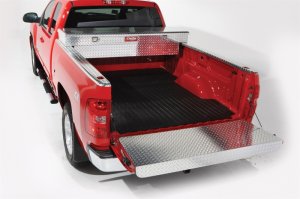 Ford SuperDuty Tailgate Protector - Dee Zee - Brite-Tread Aluminum - `17-`23